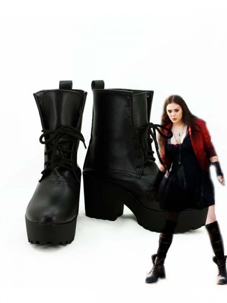 los Vengadores Botas de Bruja Escarlata para Cosplay